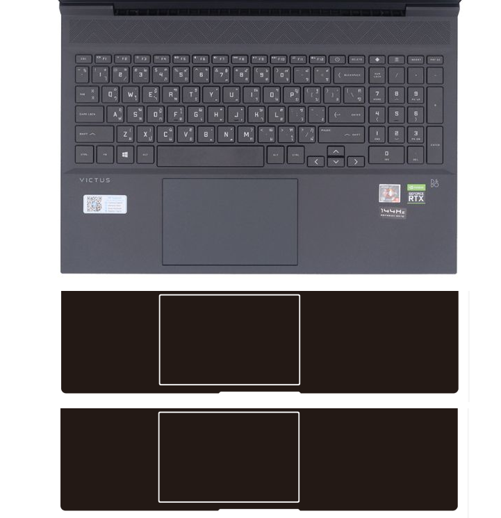 Victus Laptop Accessories - 2PCS Vinyl Palm Rest Laptop Protector