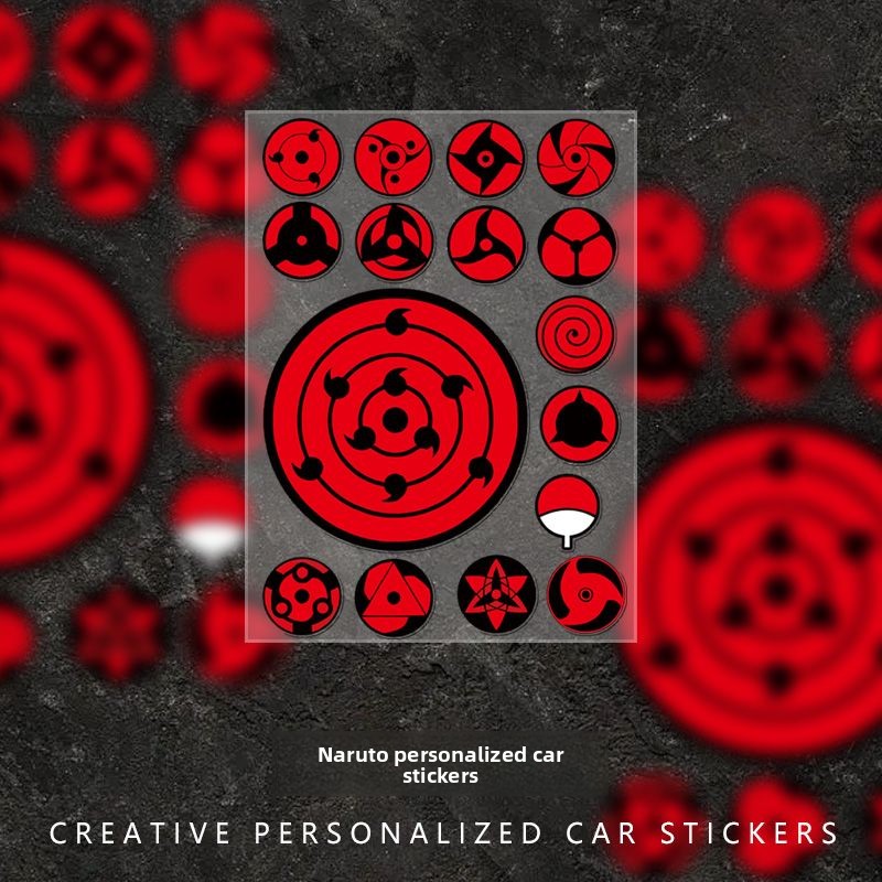 Sharingan Eye Die-cut Sticker  - Laptop Accessories To Gift recension och pris