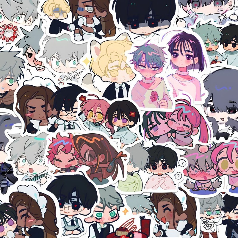 80Pcs/set Cartoon Anime Alien  - Laptop Accessories To Gift recension och pris