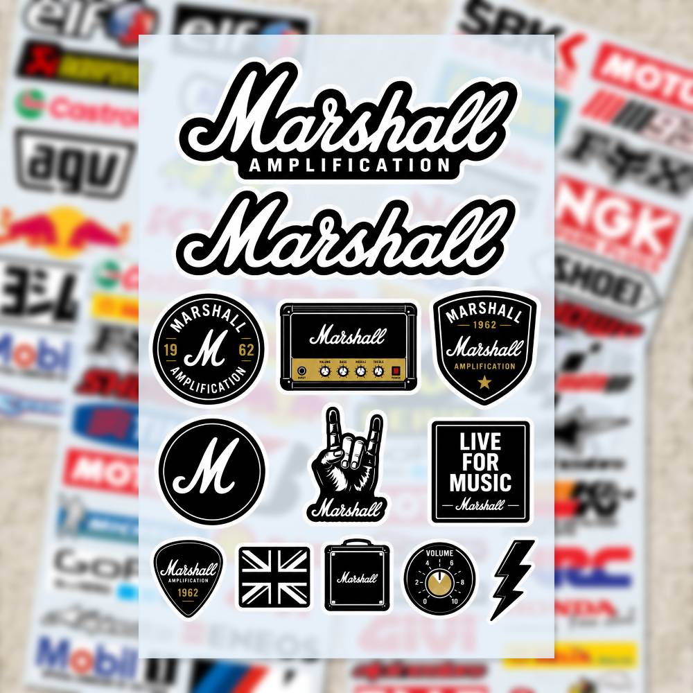 M-arshall Stickers Moto Sticke - Laptop Accessories Ideas recension och pris