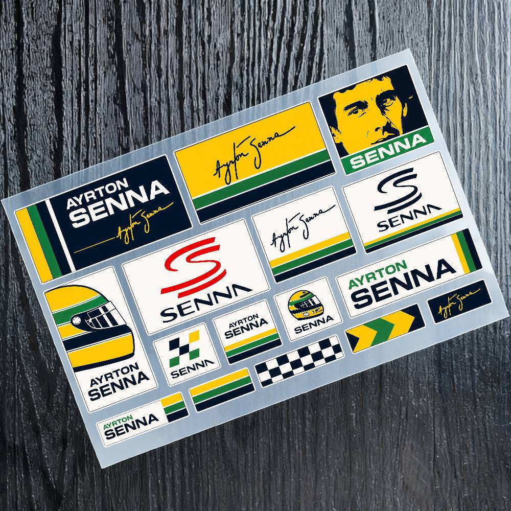A-Ayrton S-Senna Stickers Auto - Laptop Accessories Ideas recension och pris