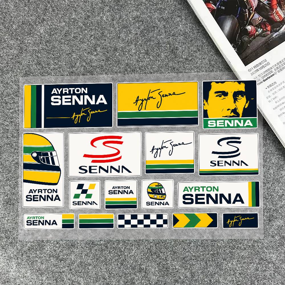 A-Ayrton S-Senna Stickers Auto - Laptop Accessories Ideas recension och pris