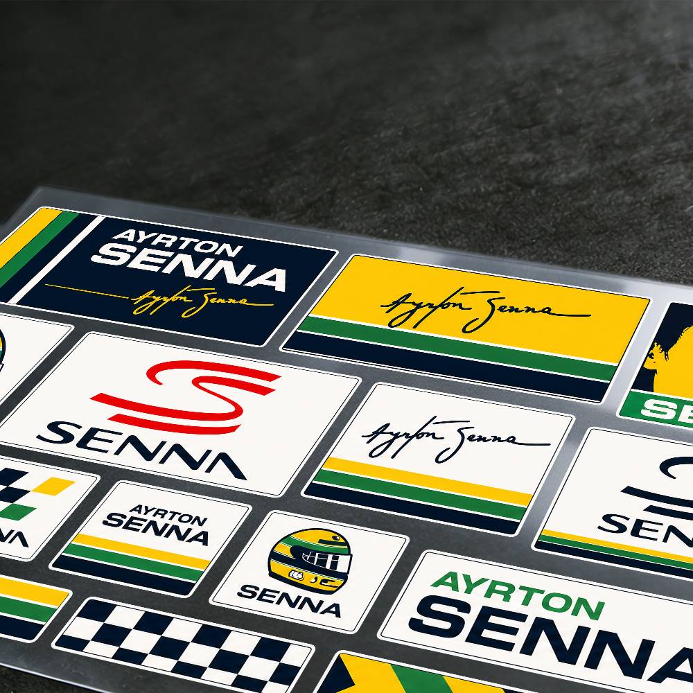 A-Ayrton S-Senna Stickers Auto - Laptop Accessories Ideas recension och pris