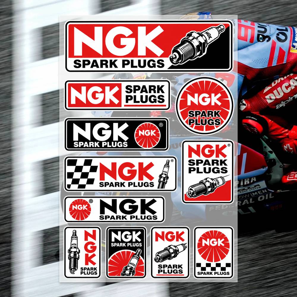 N-GK SPA-RK PLUGS Stickers Mot - Laptop Accessories Ideas recension och pris