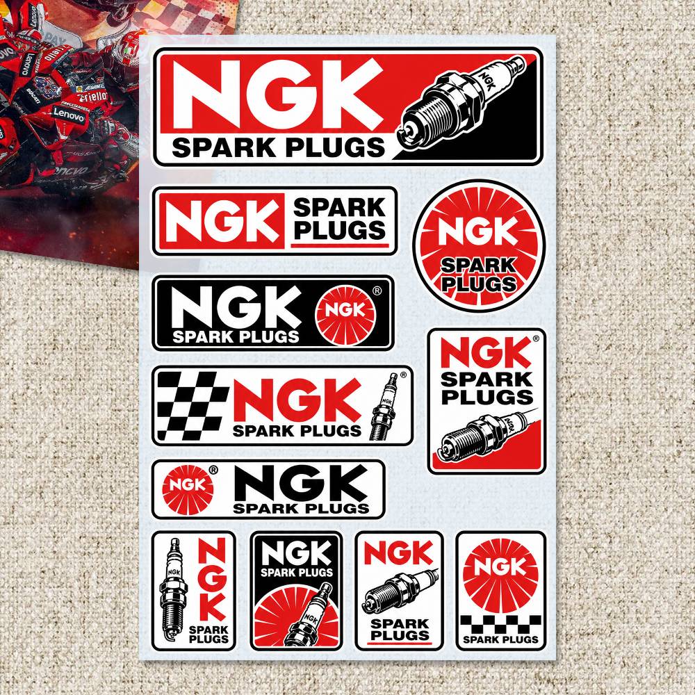 N-GK SPA-RK PLUGS Stickers Mot - Laptop Accessories Ideas recension och pris