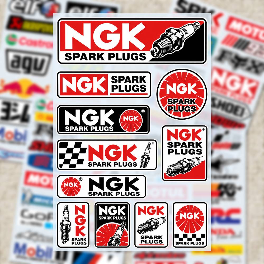 N-GK SPA-RK PLUGS Stickers Mot - Laptop Accessories Ideas recension och pris